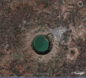 The 52,000 year old Lonar crater in India