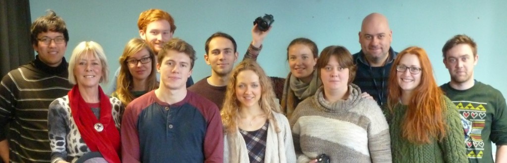 One of the previous workshops, conducted in 2014. The photo includes NERC-funded postgraduate researchers and three of the training team. Photo: Richard Holliman