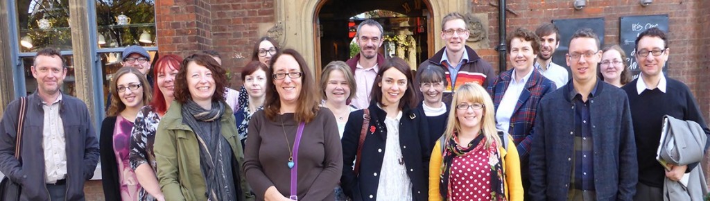 Representatives of seven of the eight RCUK Public Engagement with Research Catalysts, alongside staff from the NCCPE.