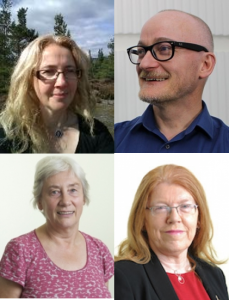 The authors of the chapter: Vickie Curtis; Richard Holliman; Ann Jones; and Eileen Scanlon.