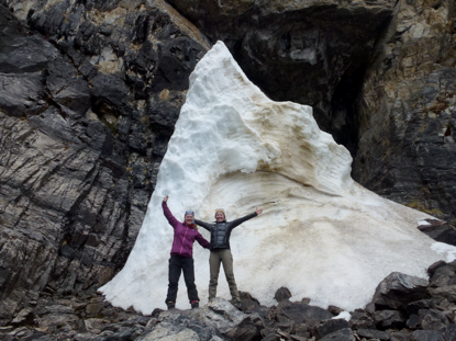 Eleni Wood and Stacy Phillips on location in Bhutan.