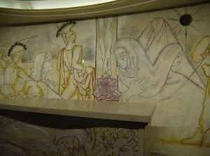 Jean Cocteau mural, Notre Dame de France