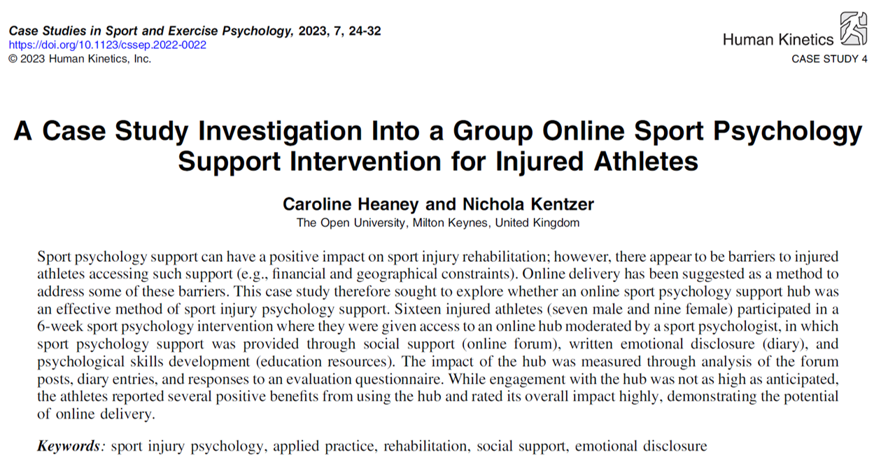 A screenshot of the abstract for the paper. The abstract can be read at the link above in the post. 