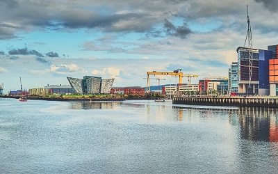 The docks in Belfast
