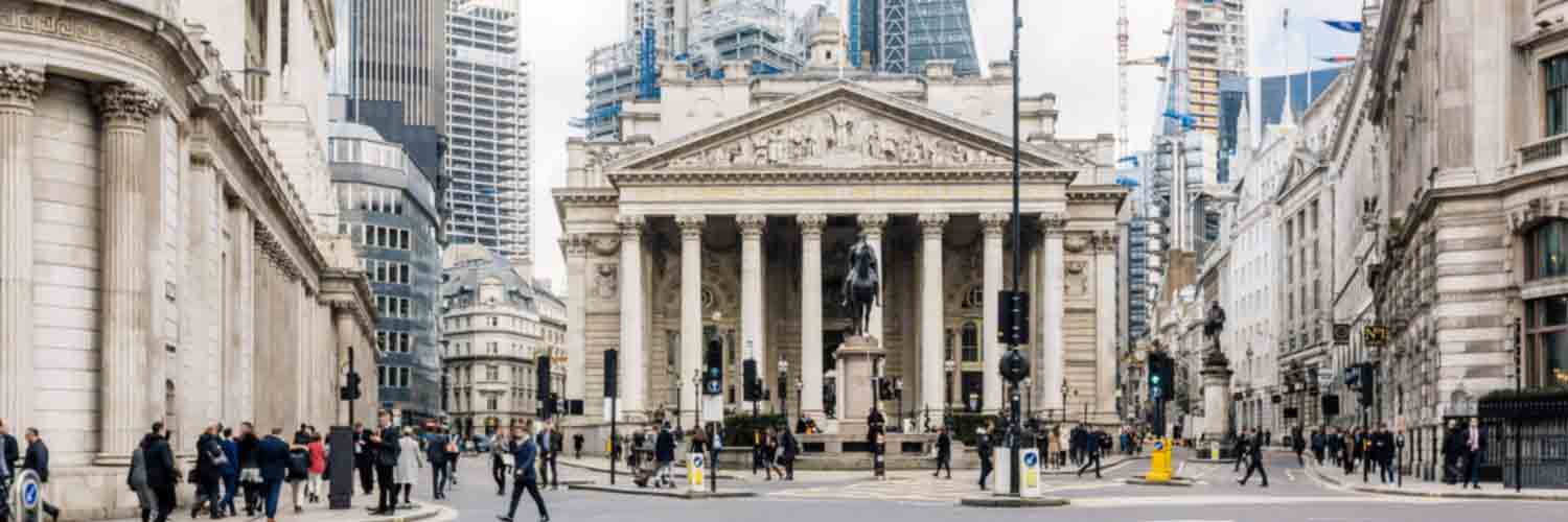 View of the Bank of England