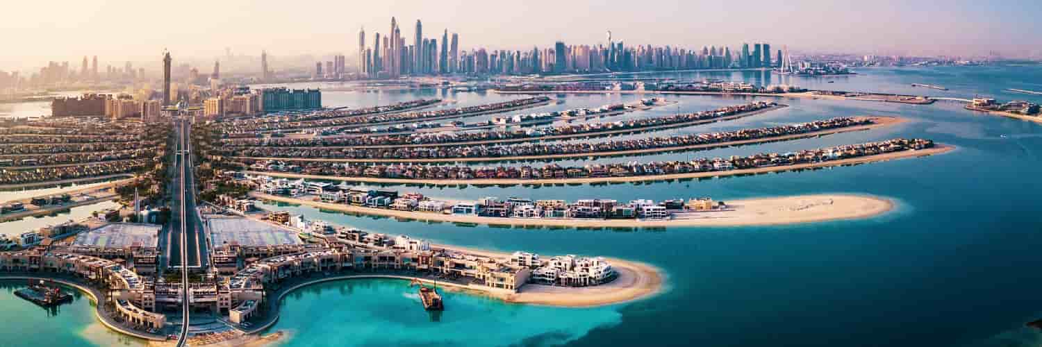 Palm island in Dubai 