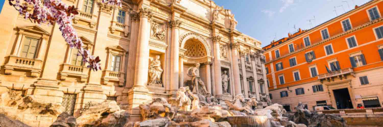 The Trevi Fountain in Rome