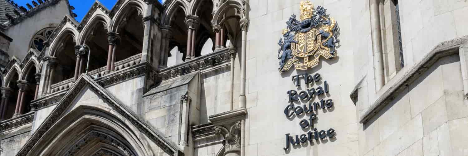 The Royal Courts of Justice building in London