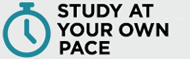 Study at your own pace