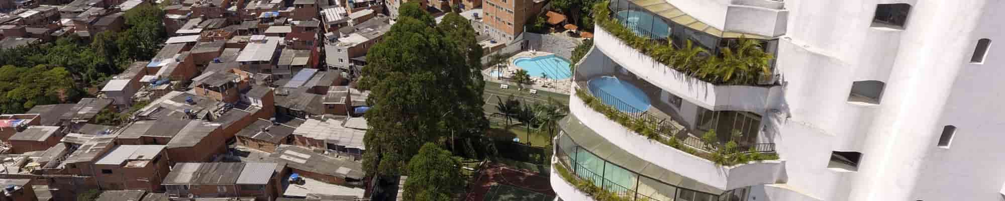 Favela in South America