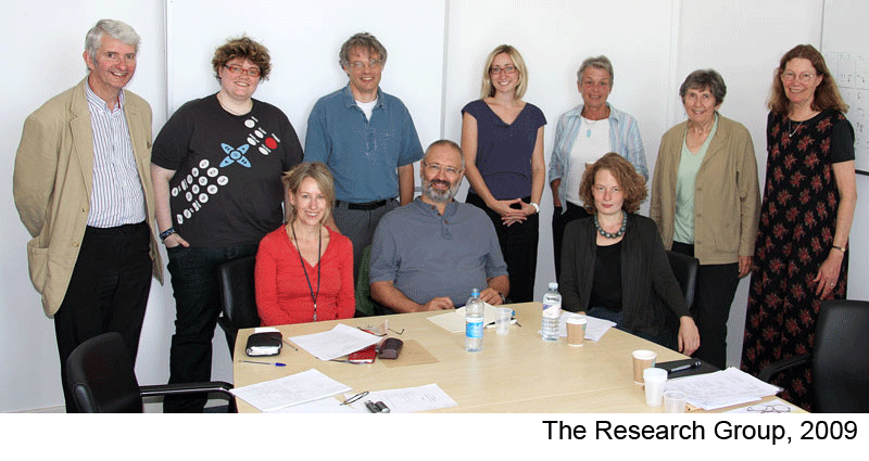 A group image showing the Research Group in 2009
