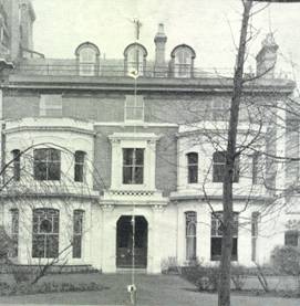 An old black and white photo of the White House, John Langdon-Down's home which was extended to provide accommodation for his 'inmates'