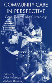 A reproduction of the Community Care in Perspective book cover
