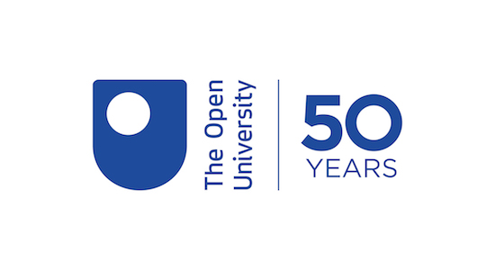 The Open University at 50 logo