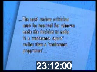 clicking on this image will launch a new video player window playing at this point (ie 23 minutes and 12 seconds) from the start of the video