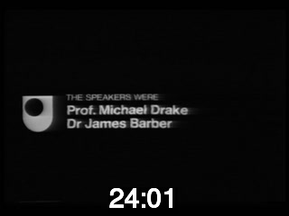 clicking on this image will launch a new video player window playing at this point (ie 24 minutes and 1 second) from the start of the video