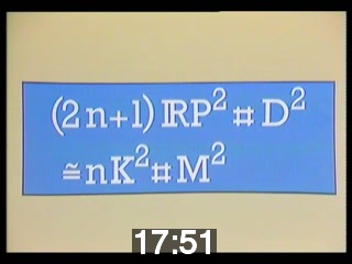 clicking on this image will launch a new video player window playing at this point (ie 17 minutes and 51 seconds) from the start of the video