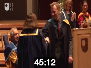 clicking on this image will launch a new video player window playing at this point (ie 45 minutes and 12 seconds) from the start of the video