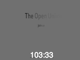 clicking on this image will launch a new video player window playing at this point (ie 103 minutes and 33 seconds) from the start of the video