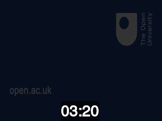 clicking on this image will launch a new video player window playing at this point (ie 3 minutes and 20 seconds) from the start of the video