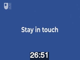 clicking on this image will launch a new video player window playing at this point (ie 26 minutes and 51 seconds) from the start of the video