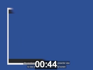 clicking on this image will launch a new video player window playing at this point (ie 44 seconds) from the start of the video