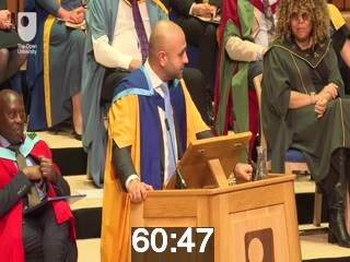 clicking on this image will launch a new video player window playing at this point (ie 60 minutes and 47 seconds) from the start of the video