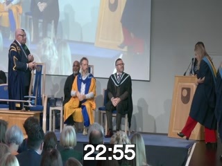 clicking on this image will launch a new video player window playing at this point (ie 22 minutes and 55 seconds) from the start of the video