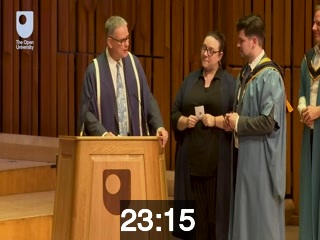 clicking on this image will launch a new video player window playing at this point (ie 23 minutes and 15 seconds) from the start of the video