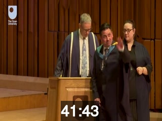clicking on this image will launch a new video player window playing at this point (ie 41 minutes and 43 seconds) from the start of the video