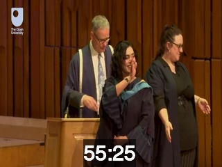 clicking on this image will launch a new video player window playing at this point (ie 55 minutes and 25 seconds) from the start of the video