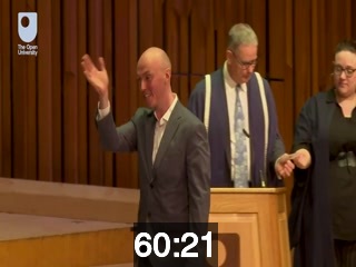 clicking on this image will launch a new video player window playing at this point (ie 60 minutes and 21 seconds) from the start of the video