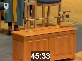clicking on this image will launch a new video player window playing at this point (ie 45 minutes and 33 seconds) from the start of the video