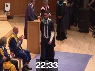 clicking on this image will launch a new video player window playing at this point (ie 22 minutes and 33 seconds) from the start of the video