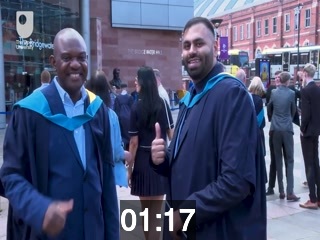 clicking on this image will launch a new video player window playing at this point (ie 1 minute and 17 seconds) from the start of the video