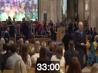 clicking on this image will launch a new video player window playing at this point (ie 33 minutes and 0 second) from the start of the video