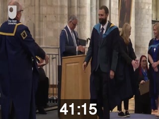 clicking on this image will launch a new video player window playing at this point (ie 41 minutes and 15 seconds) from the start of the video
