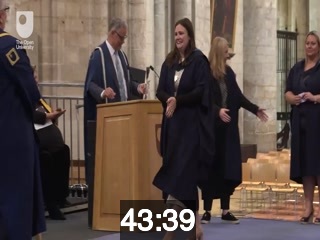 clicking on this image will launch a new video player window playing at this point (ie 43 minutes and 39 seconds) from the start of the video