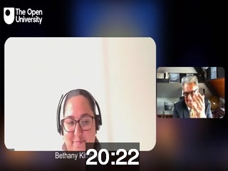 clicking on this image will launch a new video player window playing at this point (ie 20 minutes and 22 seconds) from the start of the video