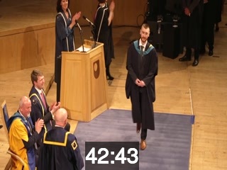 clicking on this image will launch a new video player window playing at this point (ie 42 minutes and 43 seconds) from the start of the video