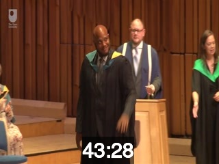 clicking on this image will launch a new video player window playing at this point (ie 43 minutes and 28 seconds) from the start of the video
