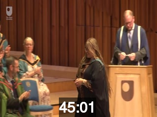 clicking on this image will launch a new video player window playing at this point (ie 45 minutes and 1 second) from the start of the video