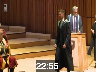 clicking on this image will launch a new video player window playing at this point (ie 22 minutes and 55 seconds) from the start of the video