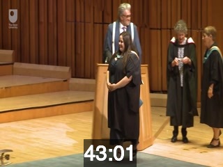 clicking on this image will launch a new video player window playing at this point (ie 43 minutes and 1 second) from the start of the video