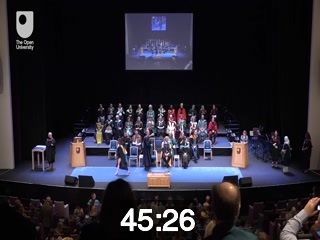 clicking on this image will launch a new video player window playing at this point (ie 45 minutes and 26 seconds) from the start of the video