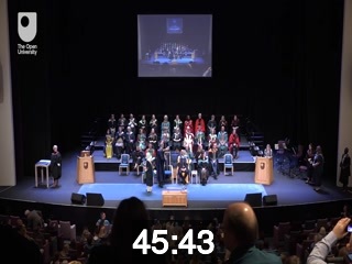 clicking on this image will launch a new video player window playing at this point (ie 45 minutes and 43 seconds) from the start of the video