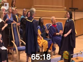 clicking on this image will launch a new video player window playing at this point (ie 65 minutes and 18 seconds) from the start of the video