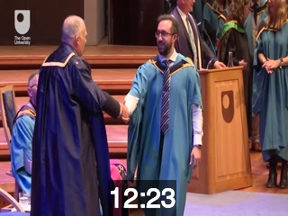 clicking on this image will launch a new video player window playing at this point (ie 12 minutes and 23 seconds) from the start of the video