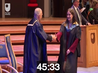 clicking on this image will launch a new video player window playing at this point (ie 45 minutes and 33 seconds) from the start of the video