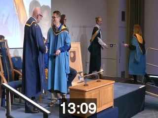 clicking on this image will launch a new video player window playing at this point (ie 13 minutes and 9 seconds) from the start of the video